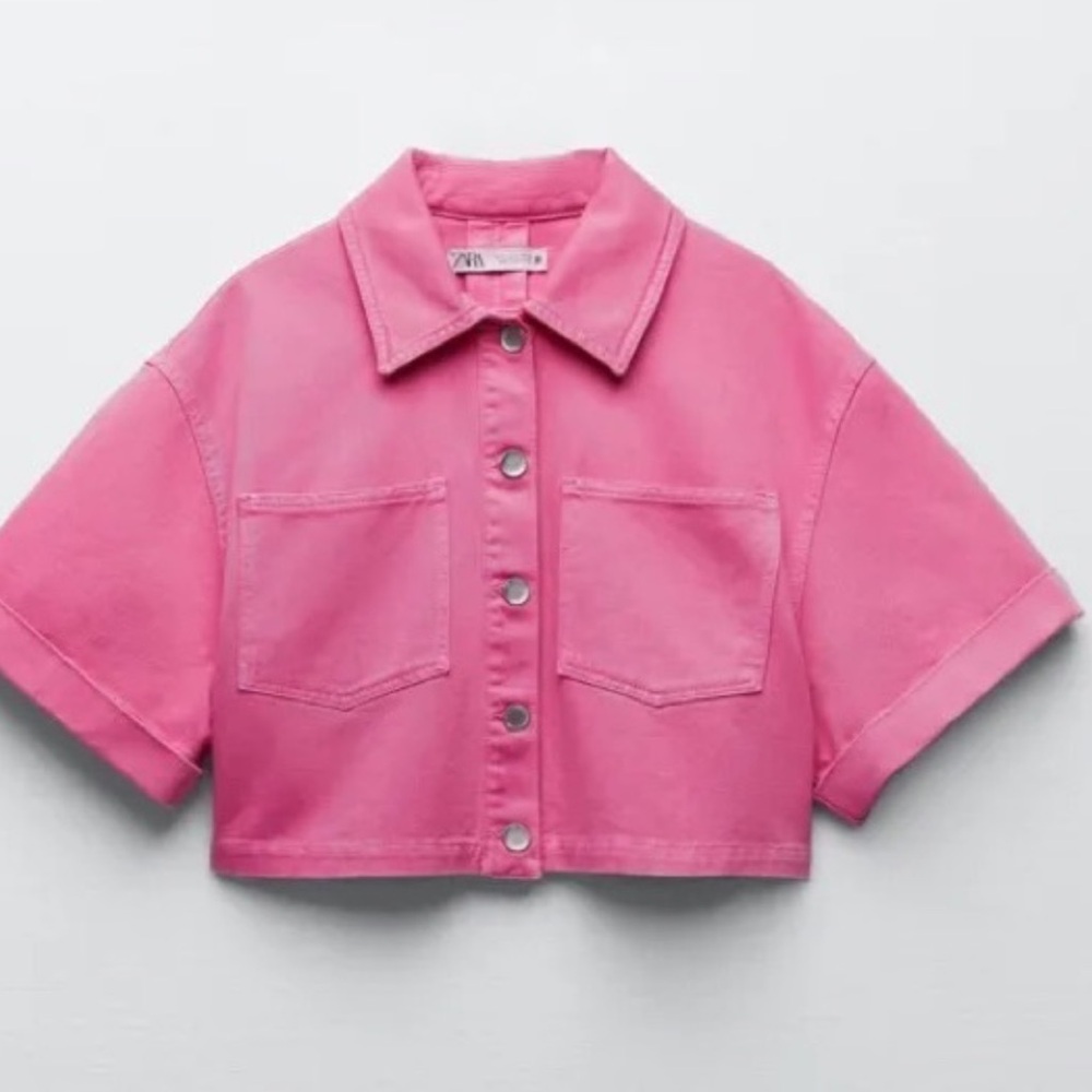 COPY - Pink denim top